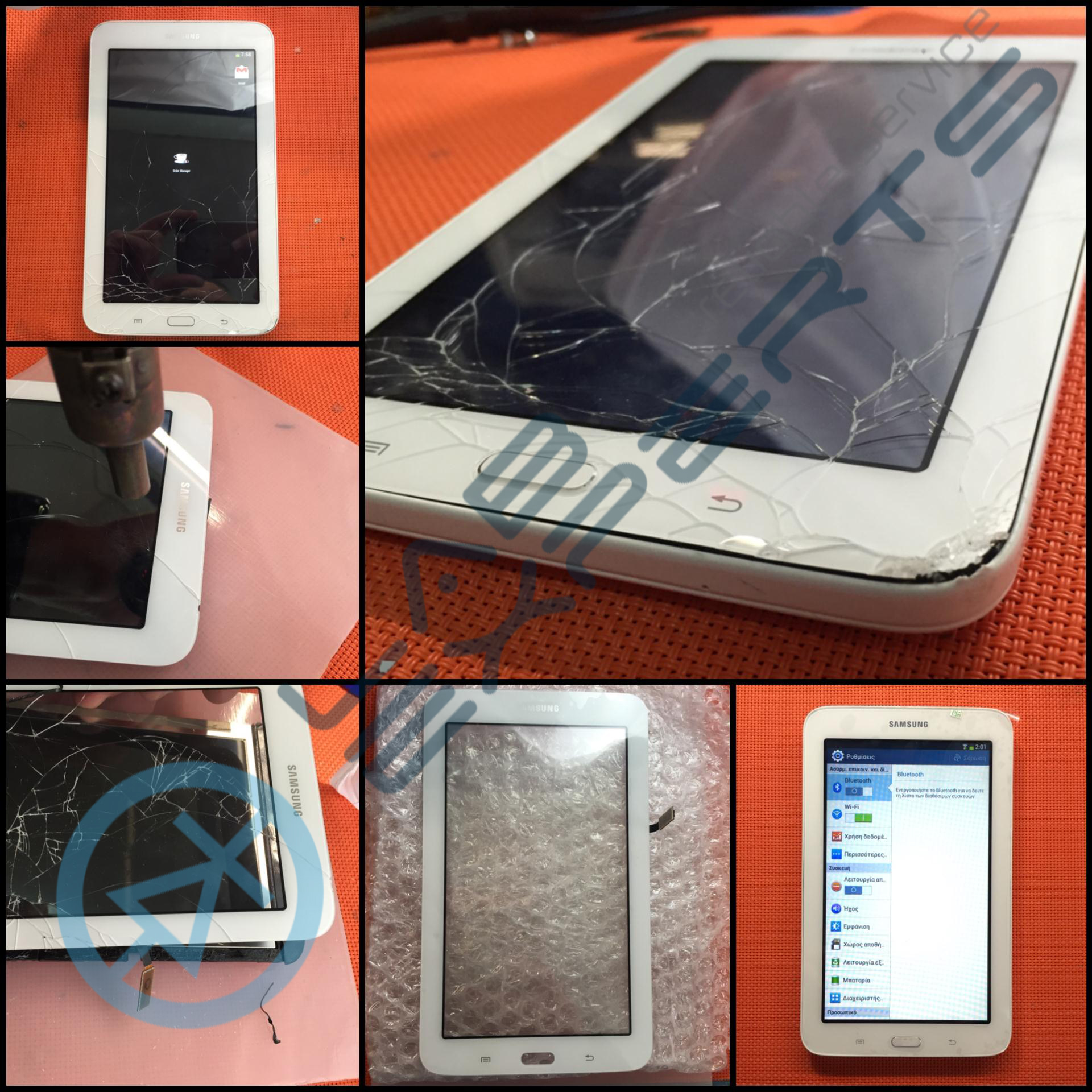 Αλλαγή οθόνης σε SAMSUNG Galaxy Tab 3 SM-T110