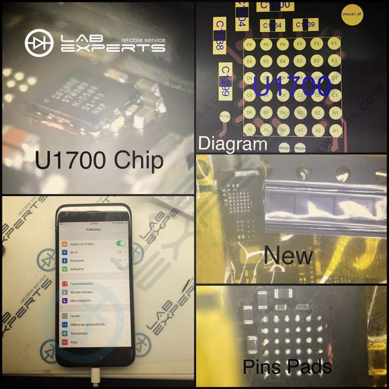 Επισκευή τσιπ φόρτισης U1700 σε iPhone 6