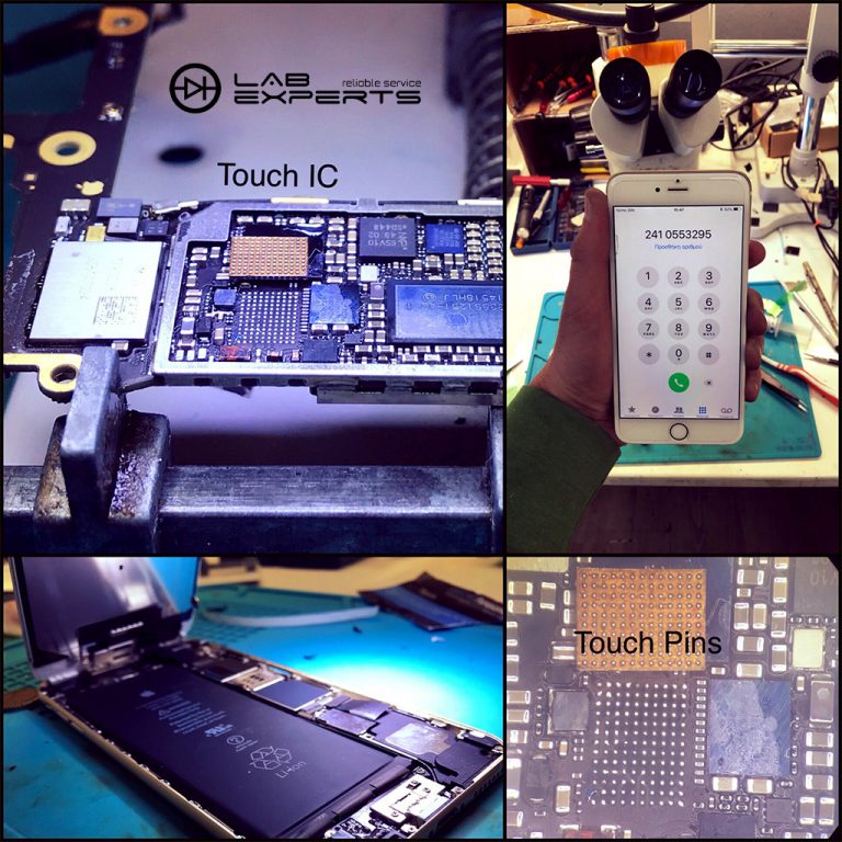 Επισκευή αφής σε iPhone 6 Plus με Microsoldering