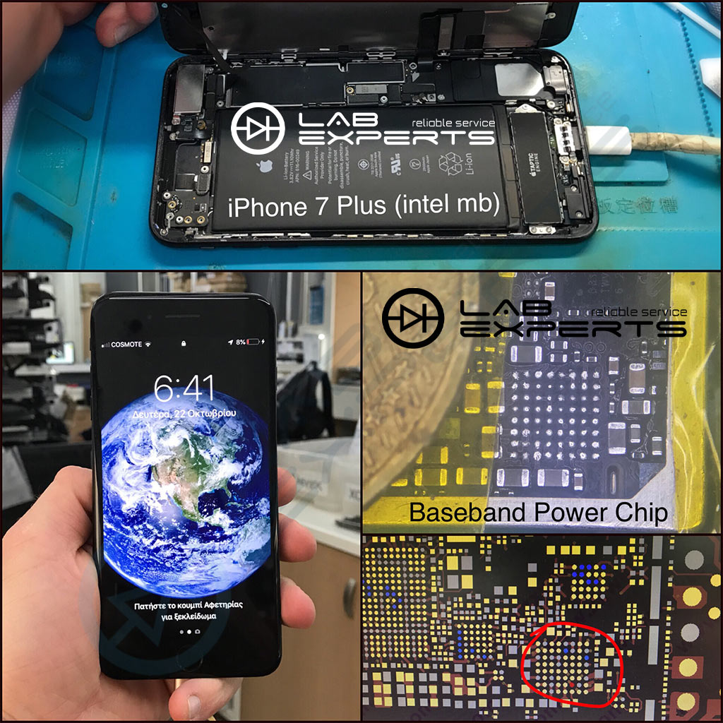 Επισκευή Power Baseband Chip σε iPhone 7 Plus