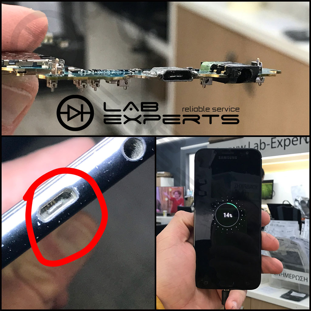 Αλλαγή USB βύσμα σε Samsung J7 2017