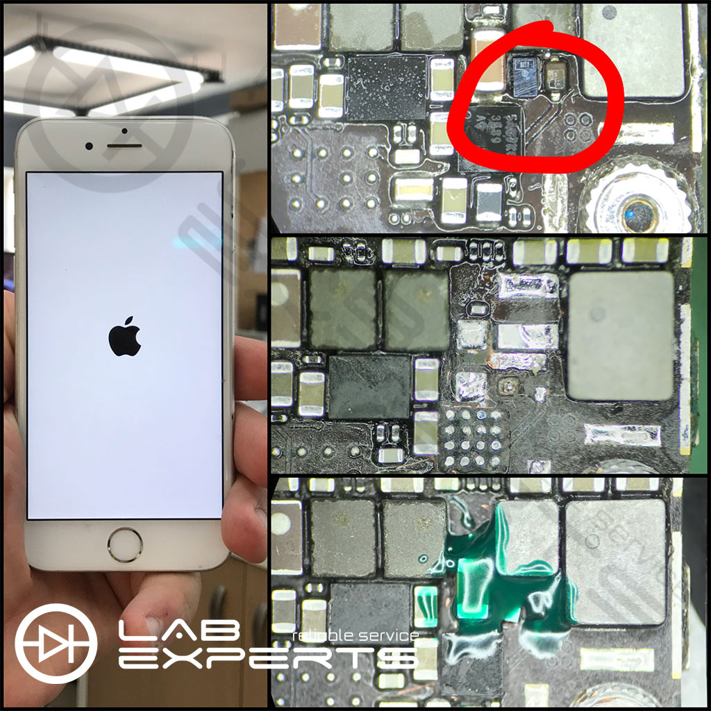 Επισκευή κυκλώματος φωτισμού σε iPhone 6s